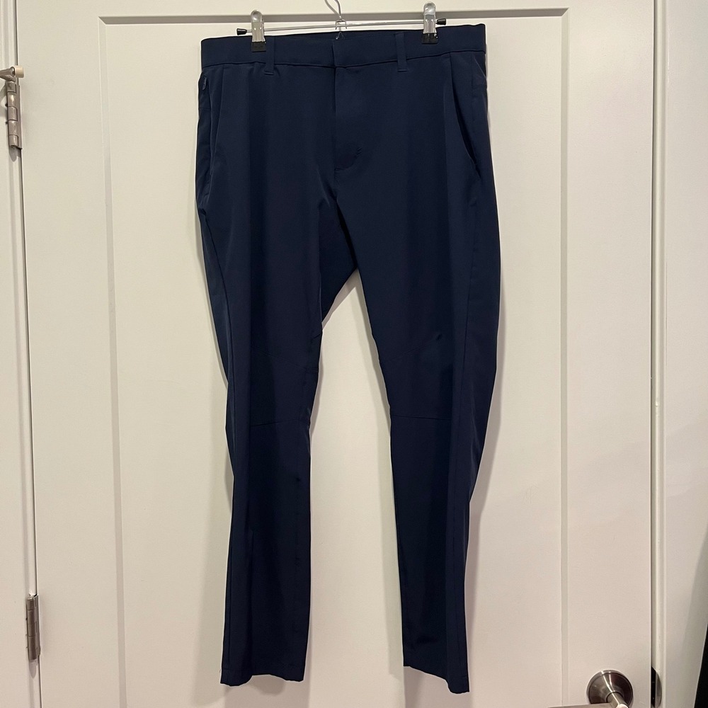 Fabletics Mens Only Pant‎ Navy Blue 32x30 Performance Stretch Chino PT2355650